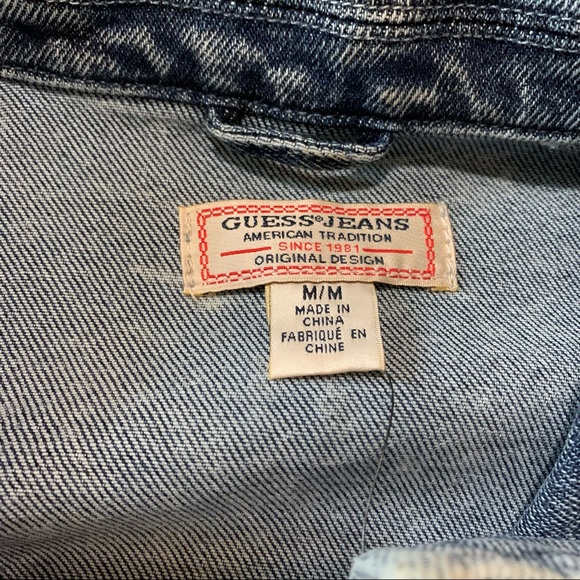 Guess icon jacket acid wash Nwt - Picture 5 of 5